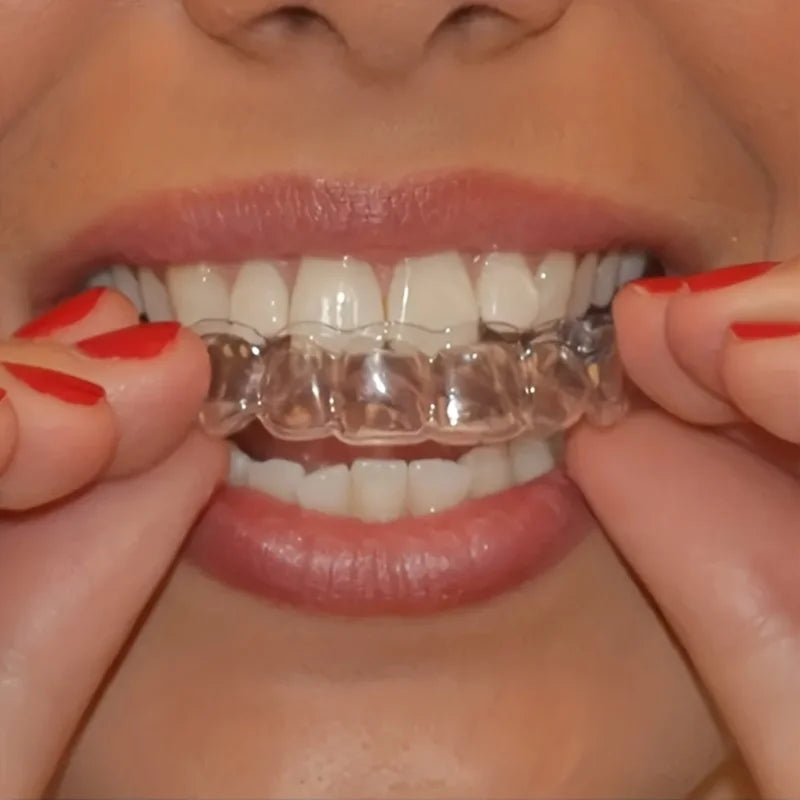 Silicone Retainer/Mouth Guard Teeth Protector Night Guard Mouth Tray for Bruxism Grinding Protection