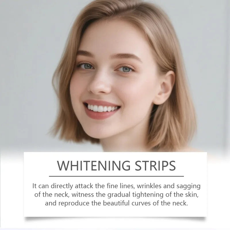 Purple Tooth Whitening Strips for Sensitive Teeth, Compact and Portable, Brightens Smile Anywhere, Anytime