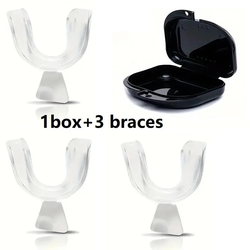 Silicone Retainer/Mouth Guard Teeth Protector Night Guard Mouth Tray for Bruxism Grinding Protection