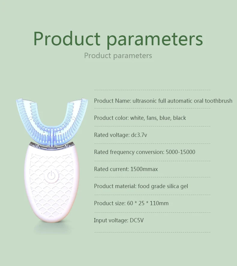 F&E U-Type Waterproof Electric Toothbrush